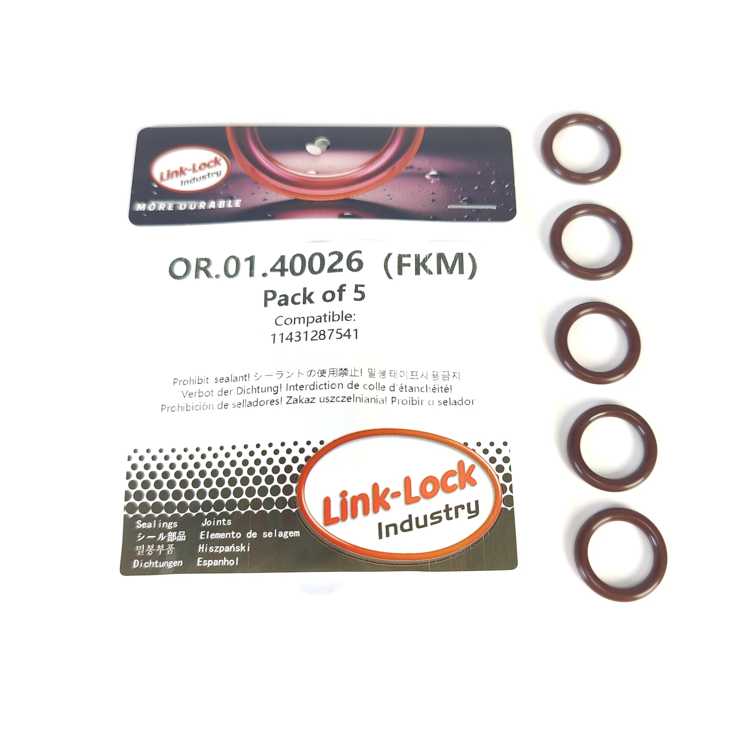 5PCS Fkm Viton OR.0…
