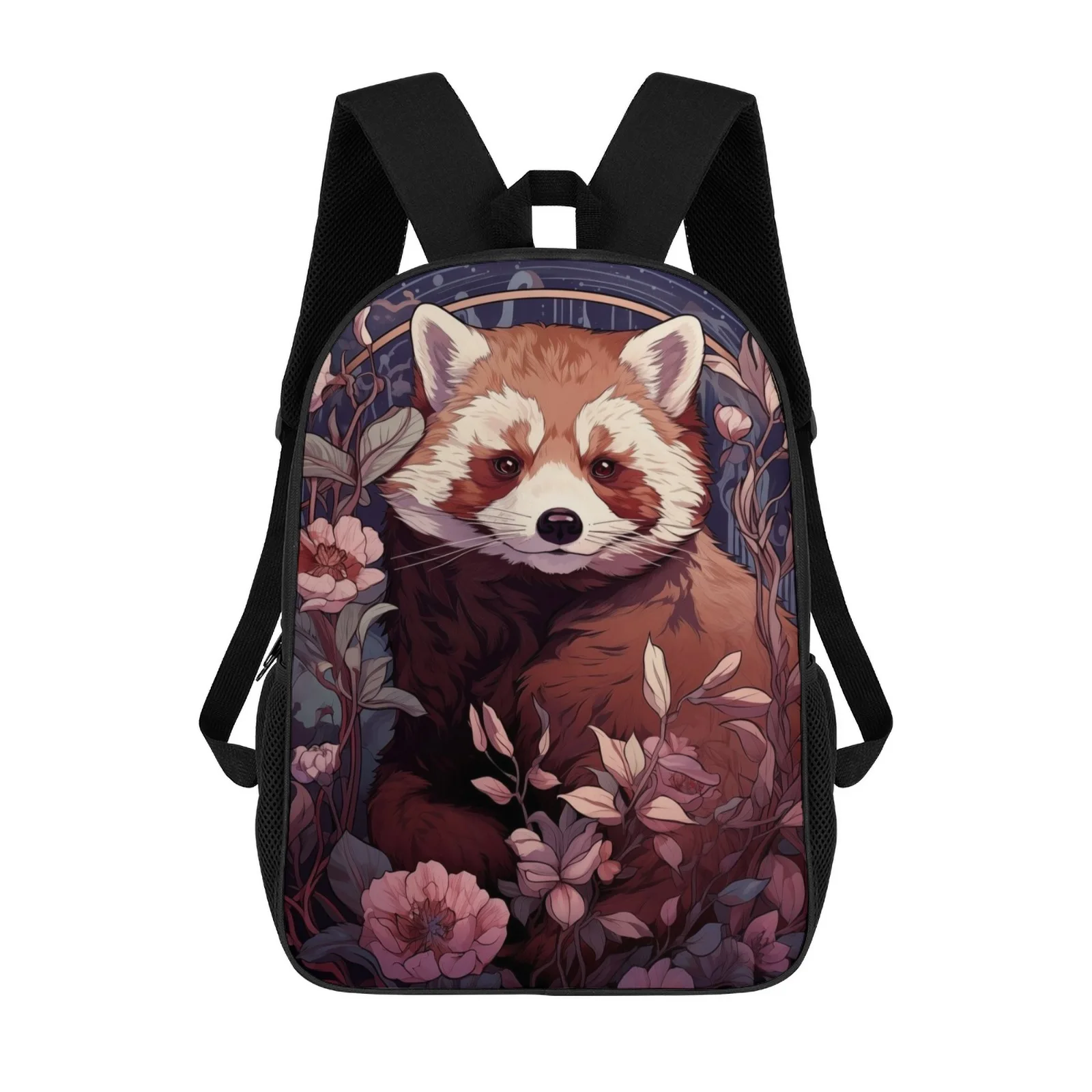 

Рюкзак Red Panda Art Nouveau с принтом, школьная сумка, 17-дюймовые сумки для мальчиков, 17-дюймовый школьный рюкзак, сумка