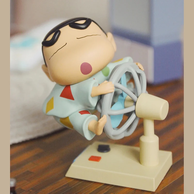 New Crayon Shin Chan Blind Box Series Handmade Daily Series Blind Box Car Desktop Doll Ornament Gift Cute Decorations Cute Toys