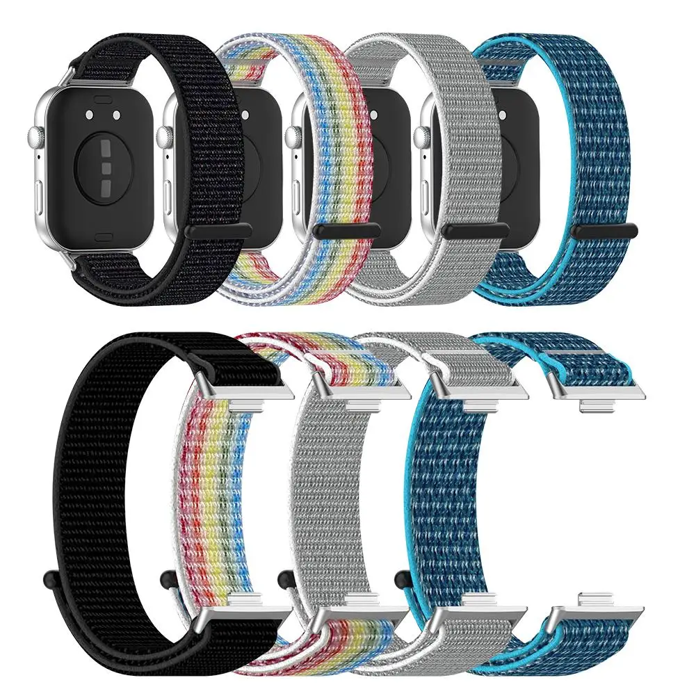 Watch Replacement Strap for huawei Fit3 Strap For HUAWE Watch Fit3 Nylon Strap Rainbow Color Smartwatch Nylon