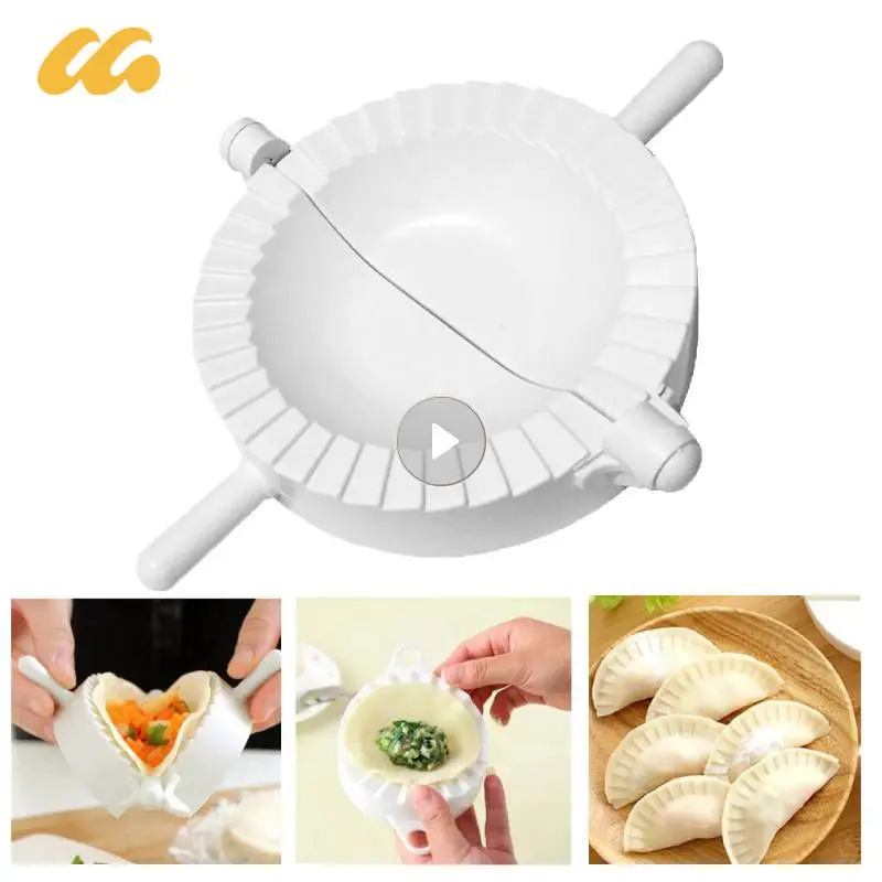 Molde de plástico para albóndigas, fácil DIY, prensa para masa, cocina, pastelería, comida china, pastel, Jiaozi, herramientas de cocina plegables, 3/1 Uds.
