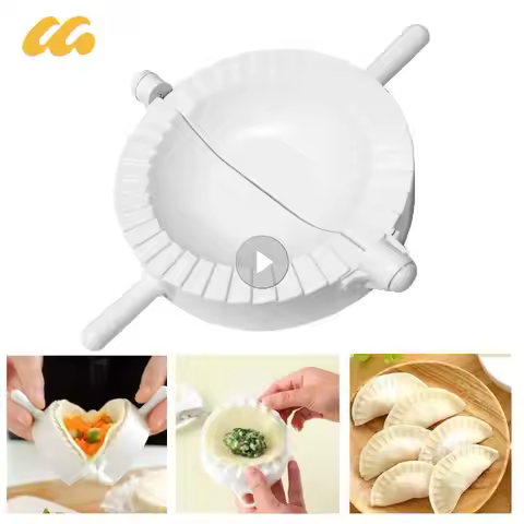 3/1pcs Plastic Dumplings Mold Easy DIY Dumpling Dough Press Cooking Pastry Chinese Food Pie Jiaozi Maker Foldable Kitchen Tools