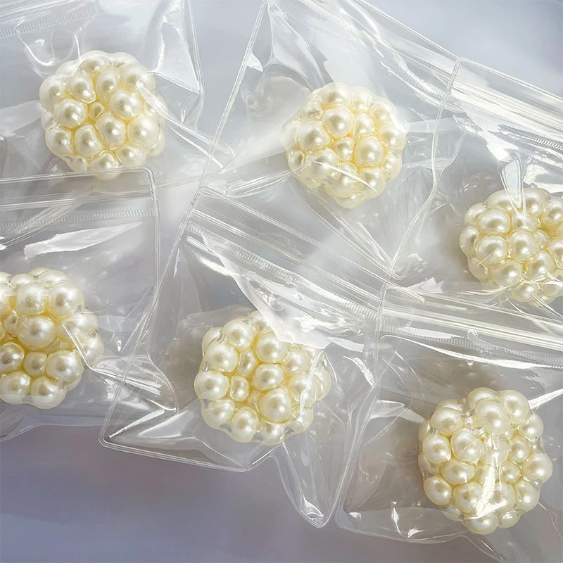 Squishy Pearl Stress Ball - Sensory Fidget Toy for Adults Kids Anxiety Relief, Squeeze Relax Gift