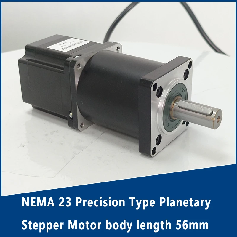 NEMA 23 Precision type Planetary Gear Stepper Motor 1.1N. m Motor  Body 56mm Gear Ratio 5:1 10:1