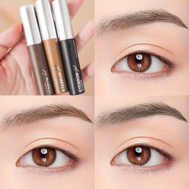 1pc líquido rasgando sobrancelha gel impermeável sweatproof longa duração tatuagem caneta matiz tintura sobrancelha sombra gel creme cosméticos