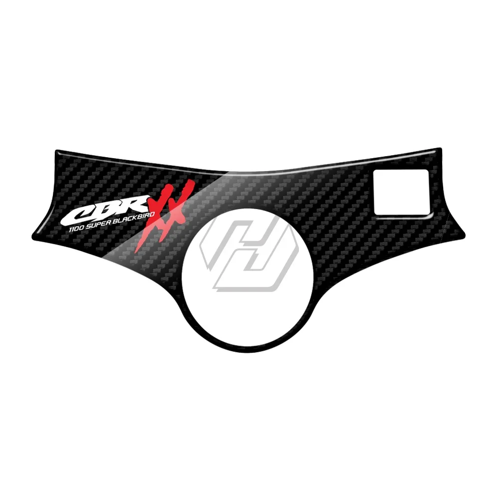 3D Carbon-look Upper Triple Yoke Defender for Honda CBR1100XX 1996-2006