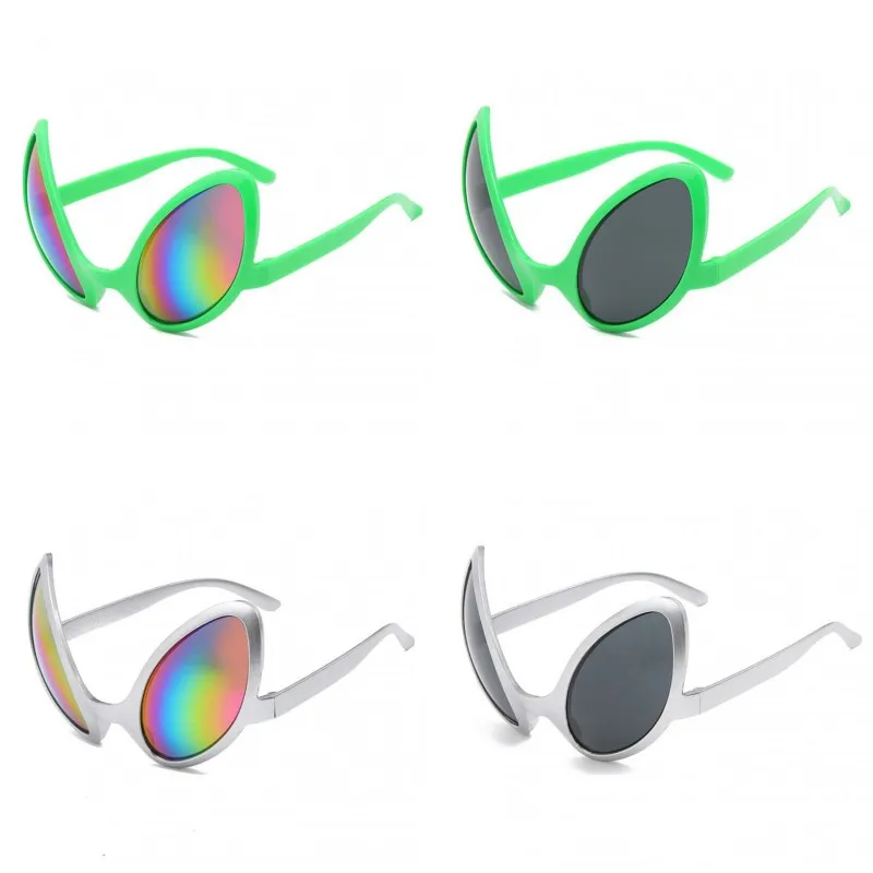 Funny Alien Glasses Men Woman Fashion Rainbow Lenses Sun Glasses Holiday Dance Party Alternative Shapes Eyewear Parties Supplies