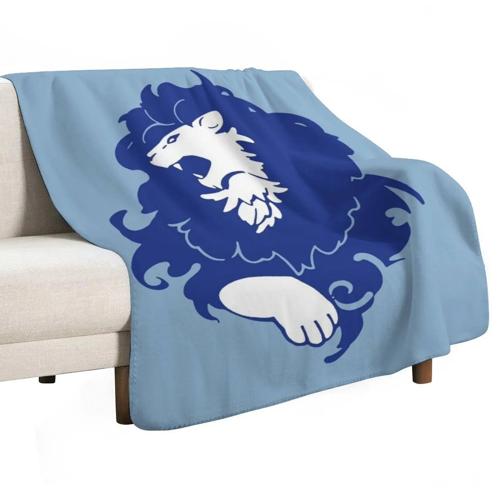 Fire Emblem?: Three Houses - Blue Lions Emblem [Colored] Throw Blanket Summer Thins Warm Blankets