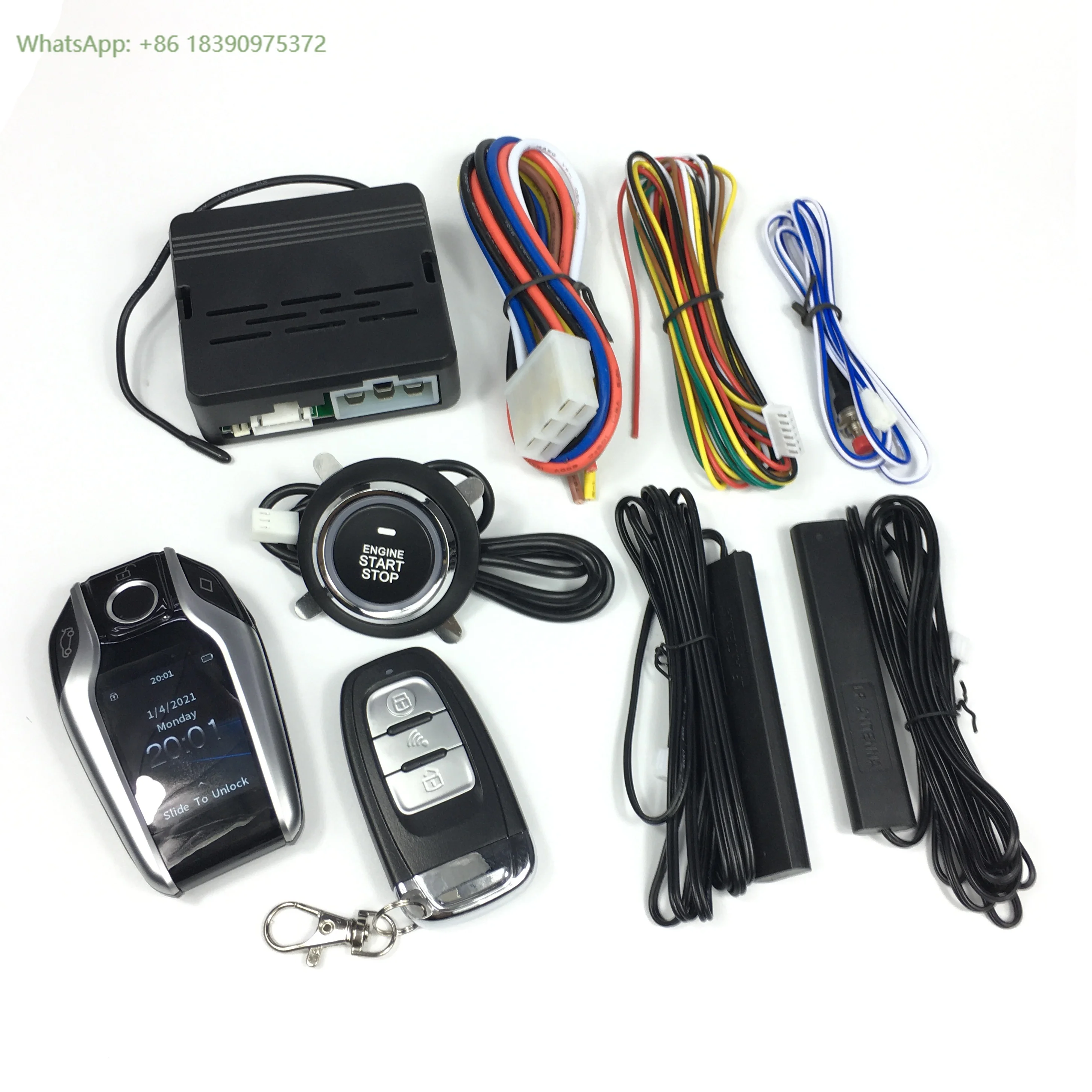 Smart LCD Liquid Crystal Key Remote Control PKE Passive Keyless Car Immobilizer System Car Alarms for Car