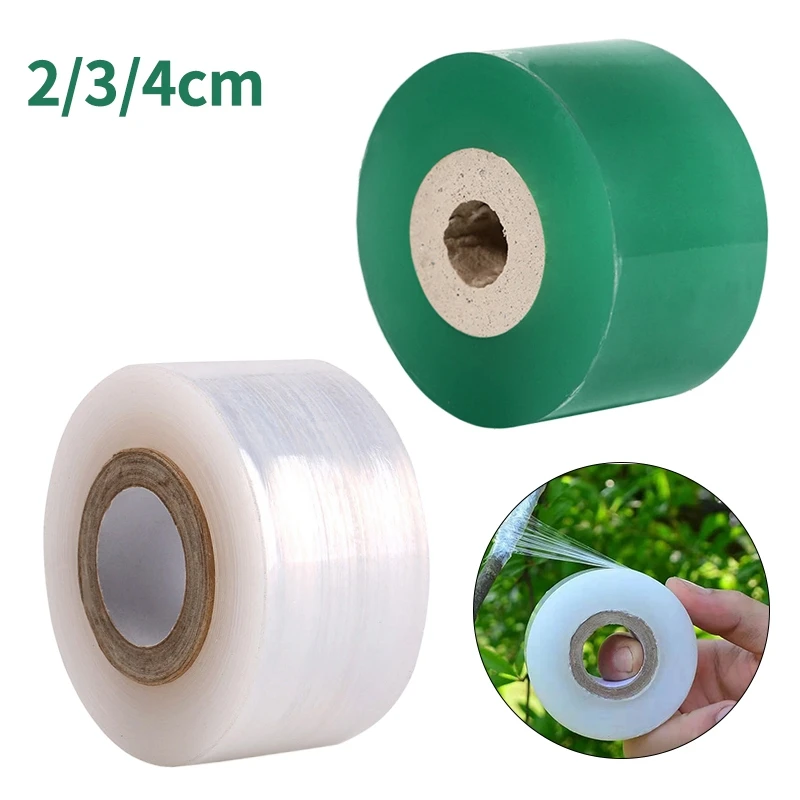 Nastro Per Innesto Piante Autoadesivo – Biodegradabile, 2 Rotoli X 100m, Larghezza 2cm – PVC Verde Chiaro