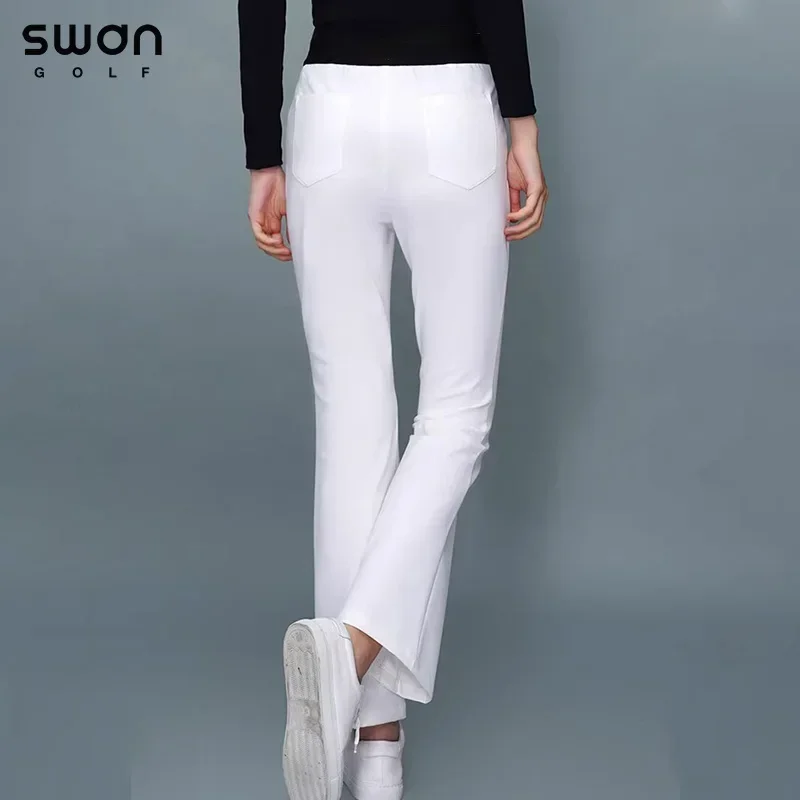 SG Golf Pants Women Autumn Winter Thick High Waist Trousers Korean Sports Slim Warm Long Pants Ladies Casual Golf Clothing