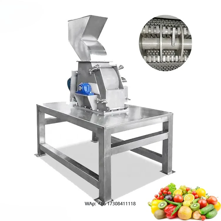 Automatic capacity stainless steel vegetable fruit ginger garlic onion chopper