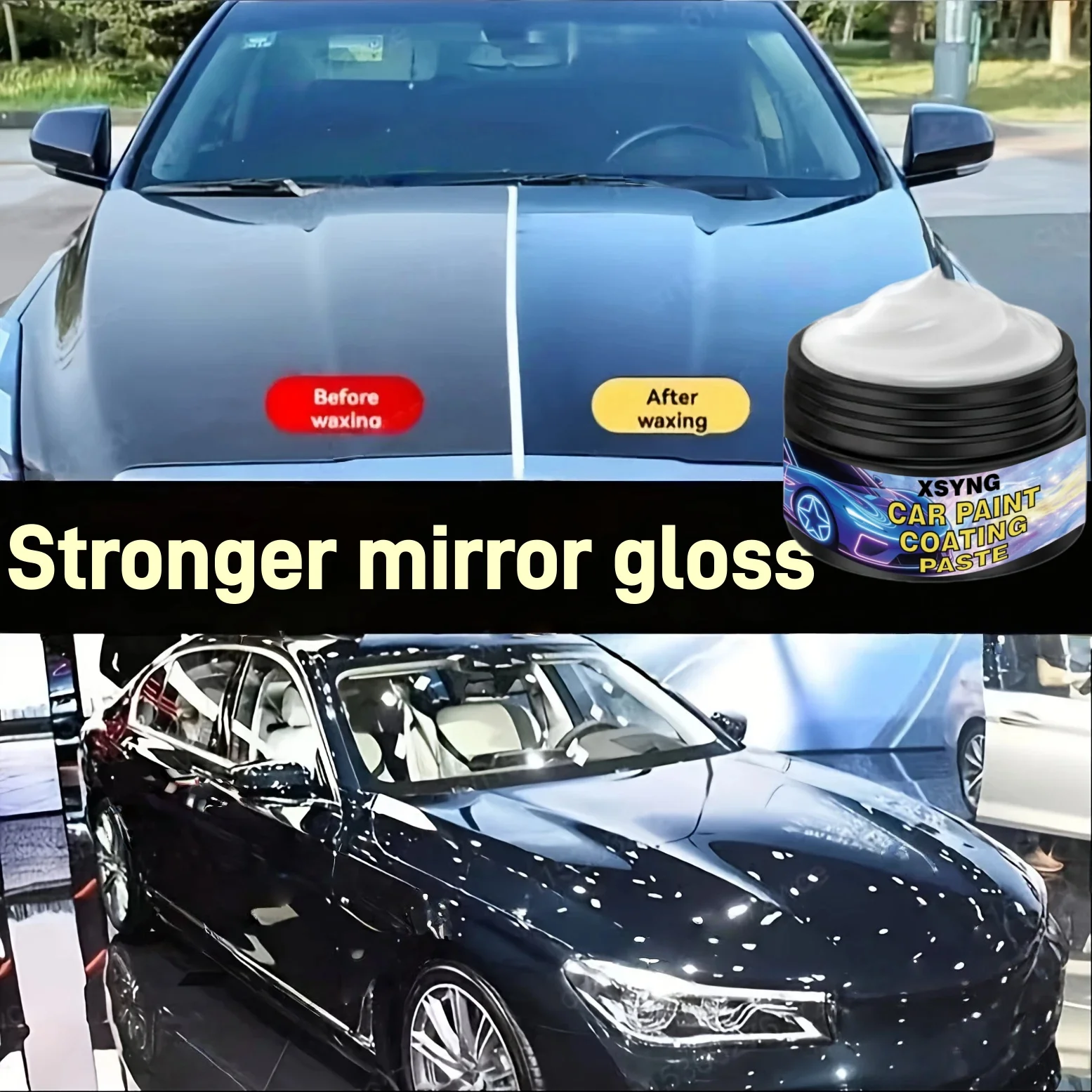 New Car Wax - Car Scratch Removal and Paint Care Tool, Car Eddy Current Scratch Repair and Polishing Supplies