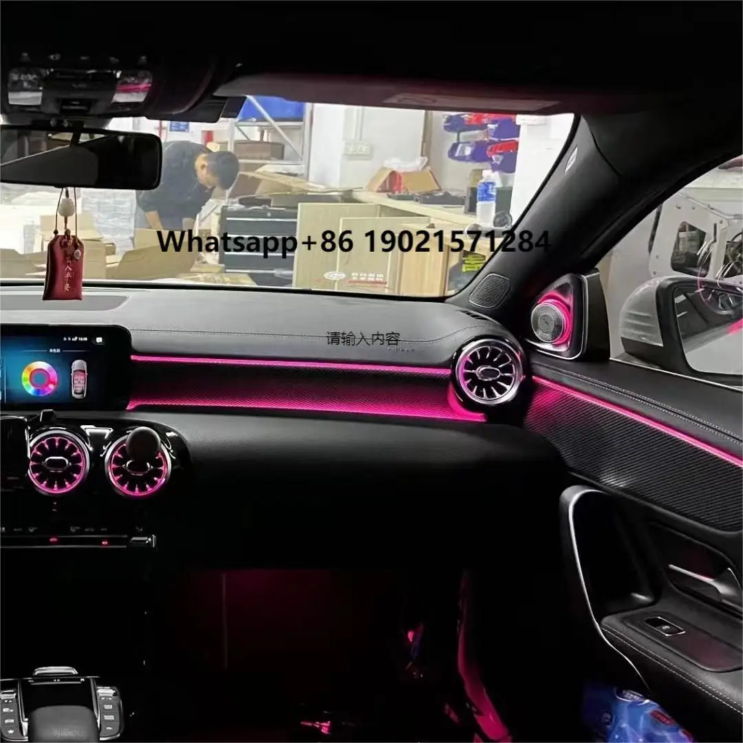 

Suitable for A-Class CLA W177 W118 Car LED Atmosphere Light Turbo Environment Light Neon Light Console