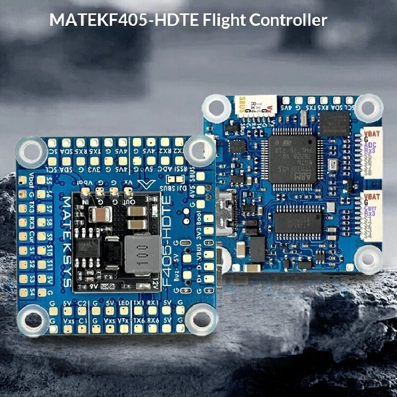 Matek F405 HDTE Flight Controller  Accessories Support ArduPilot Betaflight BF Barometer Blackbox OSD Compatible with DJI HD VTX
