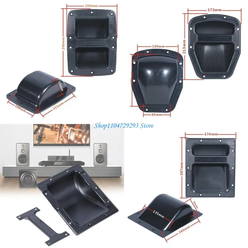 

Y2GD Heavy Duty Recessed Speakers Cabinet Lift Handle ABS Sound Gear Component