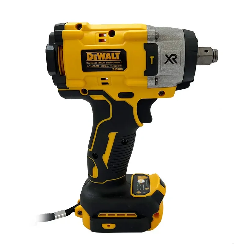 Dewalt-llave eléctrica inalámbrica de 3250RPM, llave de impacto sin escobillas de 205N.m, herramienta de reparación de energía de alto par para batería Dewalt de 20V