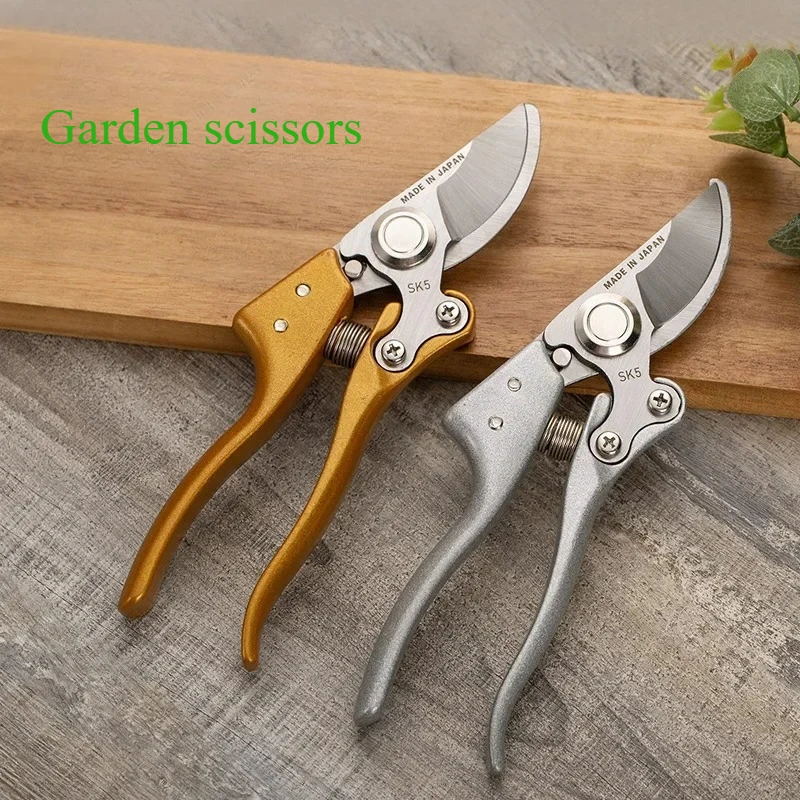 

‌Professional Garden Pruning Shears, SK5 Steel Plant Trimming Scissors, Heavy Duty Branch Cutter for Shrub