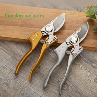 Professional Garden Pruning Shears, SK5 Steel Plant Trimming Scissors, Heavy Duty Branch Cutter for Shrub