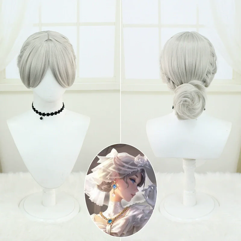 XQGame Identity Ⅴ Mary Bloody Queen Cosplay Costume Bloody Queen Promised Day Gorgeous White Wedding Dress Wig Woman Sexy Suit view 6
