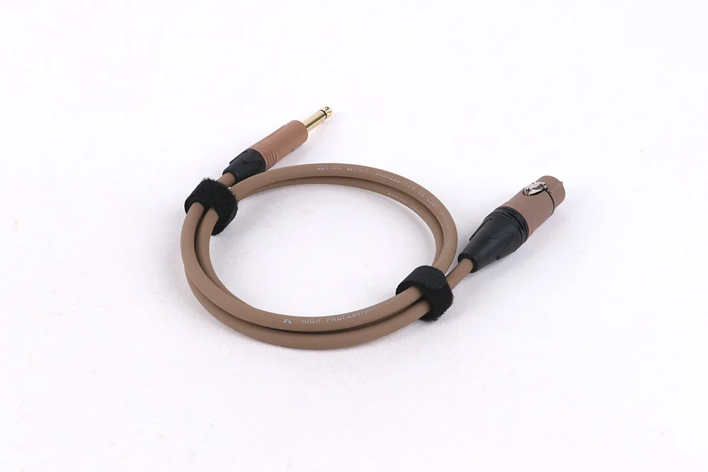 6,35 mm Mono-Stecker TS-Buchse auf 3-poliges XLR-Stecker/Buchse Audiokabel für Pro-Aufnahme, Verlängerung, Mikrofon, Kabel, Mixer, Lautsprecher, Verstärker, Live – Detail 23