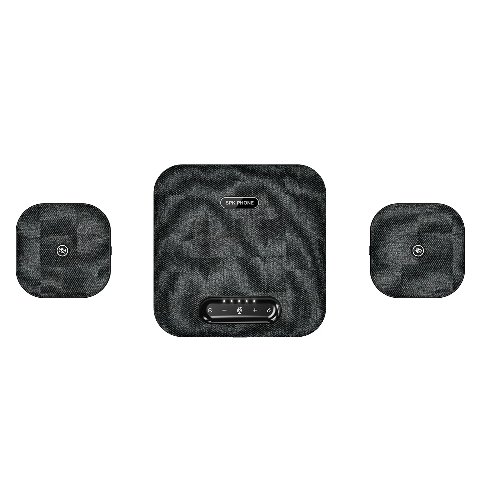 

Wireless Conference Speakerphone with 2 Extension Mics, 10m Pickup, Noise Reduction for Zoom Teams