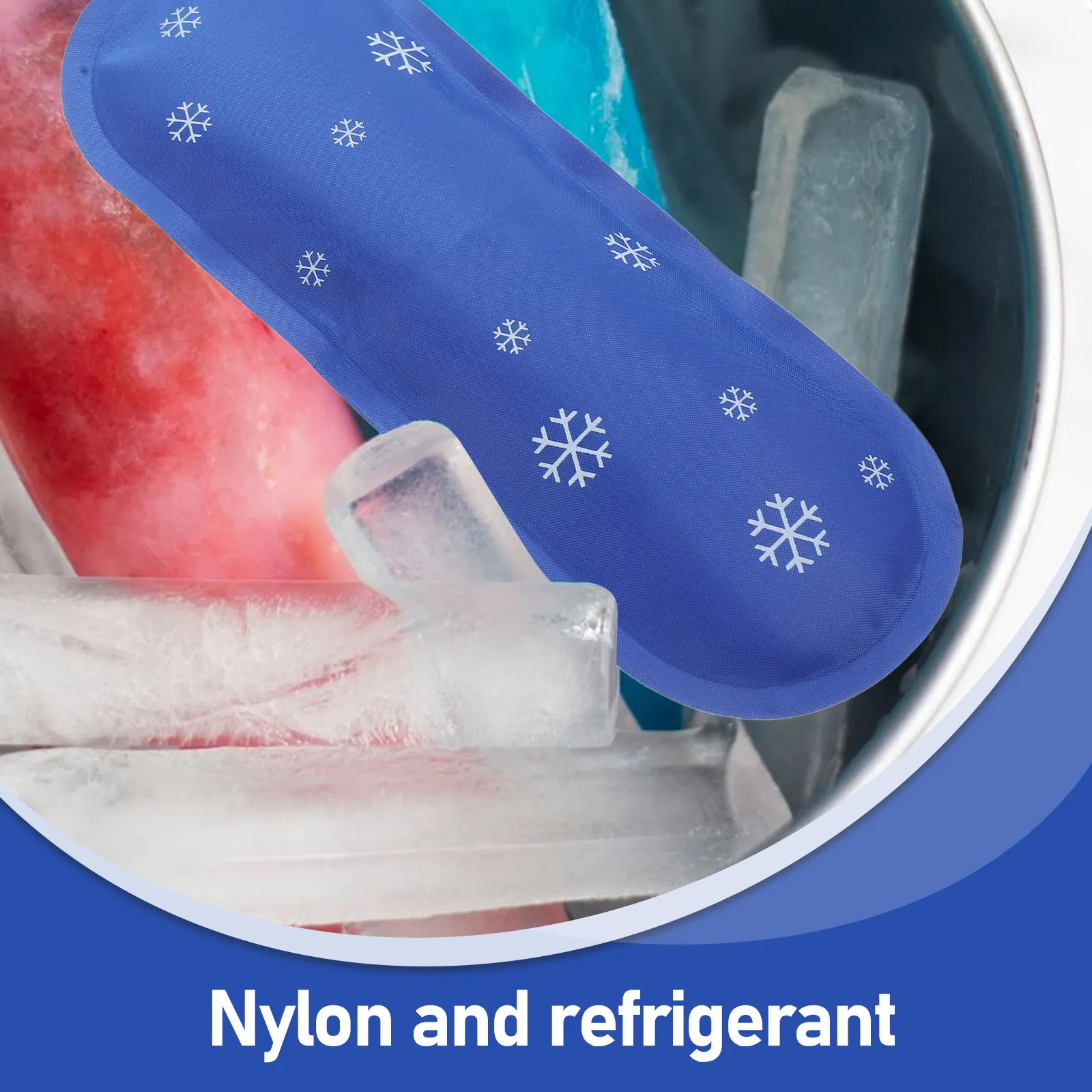 2Pcs Insulin Refrigeration Ice Bag Grade Cooler Pack for Travel Outdoor Use Reusable Freezer Gel Pack Small Insulated