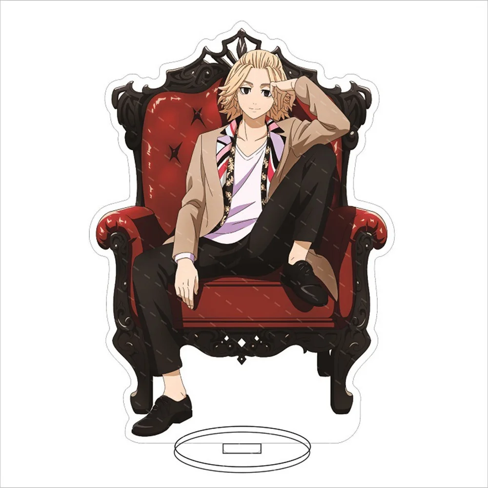 Japan Anime Tokyo Revengers Acrylic Stand Model Figure Cosplay Plate Holder Topper Birthday Fans Christmas Desk Decor Plate Gift