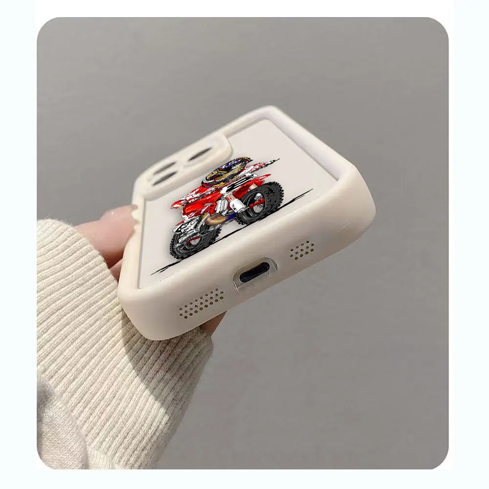 Funda deportiva de dibujos animados para motocicleta, funda de teléfono para Xiaomi 11 12T 13 13T 14 14T 15 LITE POCO F5 F7 X3 X4 X5 X6 X7 M6 M7 PRO
