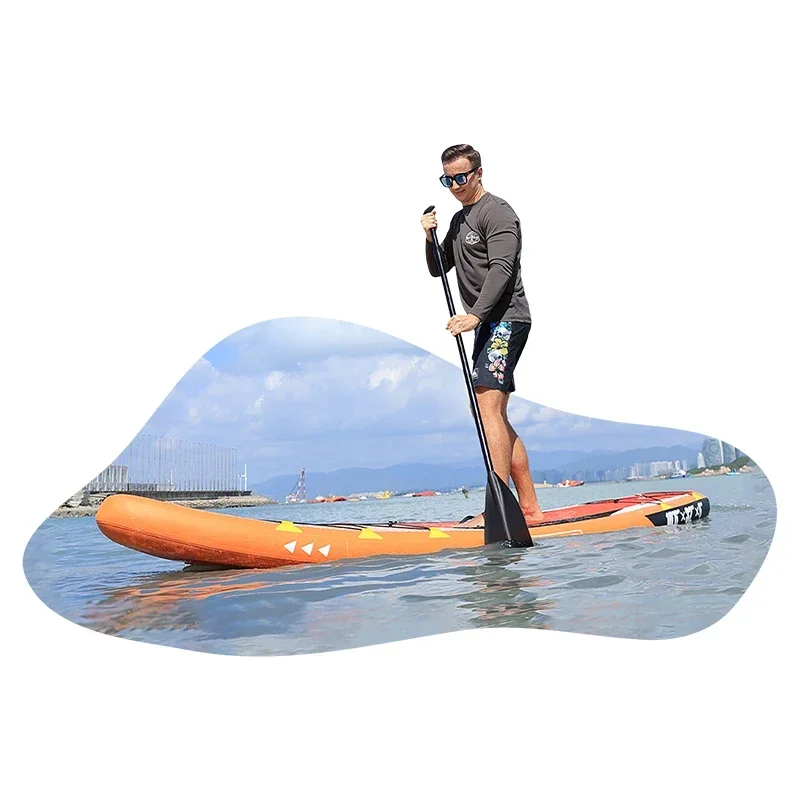 Hot sales Inflatable Surf Sup Fishing Standup Stand Up Paddle Board With Removable Kayak Seat Non-slip Inflatable Sup Board
