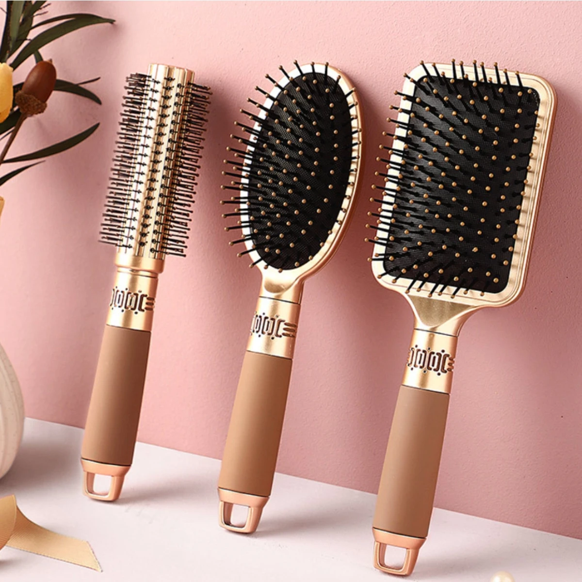 Multifunctional air cushion comb suitable for home styling straight hair and curly hair styling tool