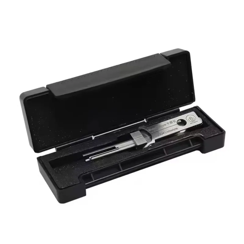 Alat Pembuka Kunci LISHI 2in1 SS004 Laris Manis, Decoder untuk Kunci Rumah Tangga dari Baja Anti Karat, Alat Pembuka Kunci 1~8 Pin