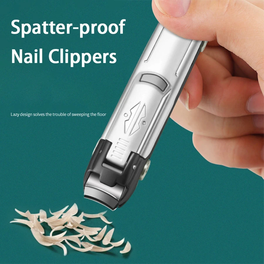 

Multifunctional Stainless Steel Car Nail Clipper Set Large Size Anti Splash Nail Clipper Thick Nail Special
