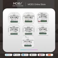 MOES Smart ZigBee Switch Module Dimmer Curtain Switch Smart Life App Remote Control Alexa Google Home Voice Control