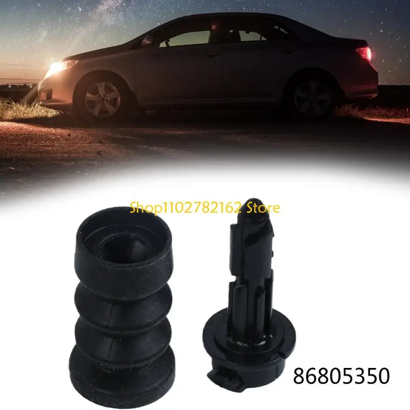 547B Flap Spring Assembly, Replacement Hardware for Fuel Filler Door Repair, Black ABS Clip-In Structure, 86805350 84831027