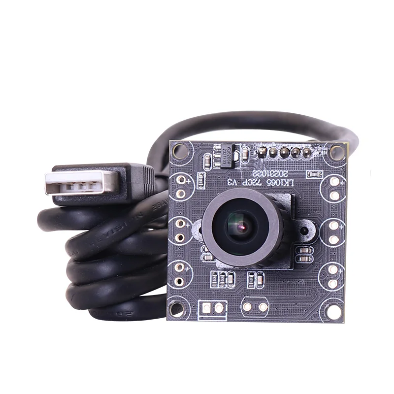 ZWAK 1MP H65 2.1mm 120 Degree CMOS Sensor 720p 30fps UVC Mini HD USB 2.0 Free Drive Camera Module for Video Conference
