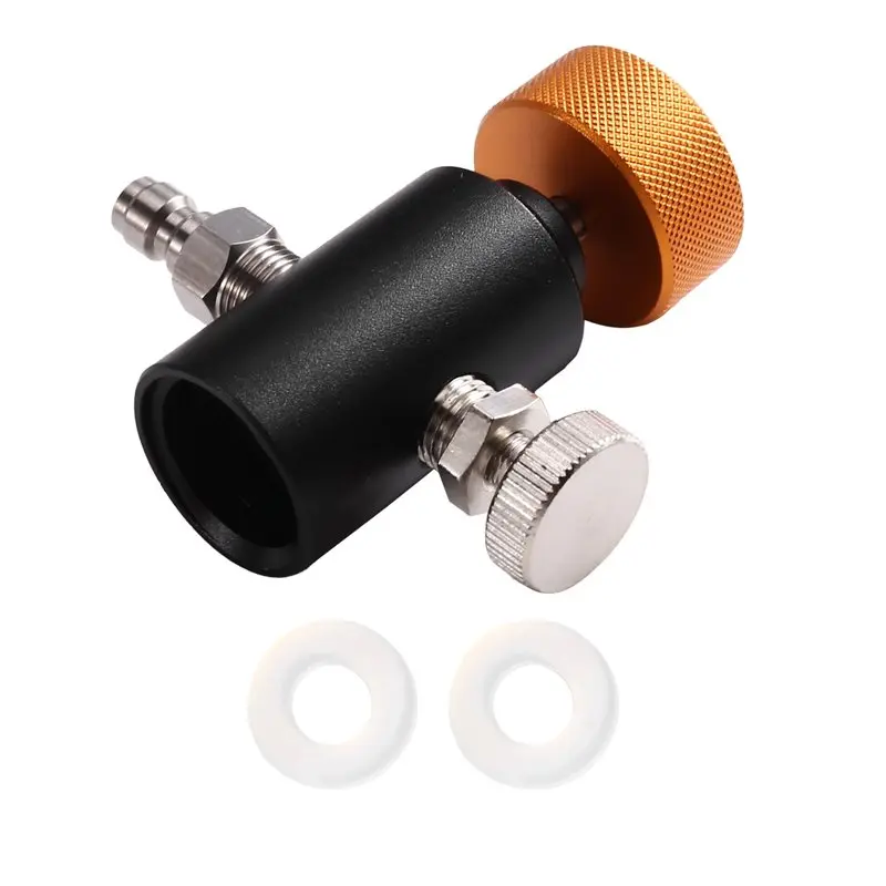 

EYFL-Double Hole With 8Mm Male Head And Deflated Screw Tr21-4 Thread Refill Adapter For Sodastream Quick Charging Adaptor