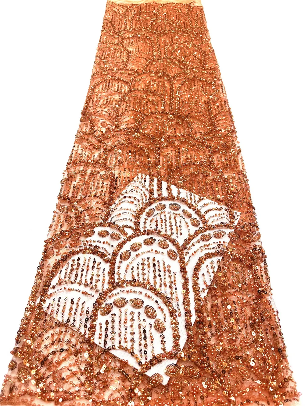 

Африканские роскошные кружевные ткани с пайетками и бисером 2026, высококачественная вышивка, французское нигерийское кружево для пошива свадебных платьев