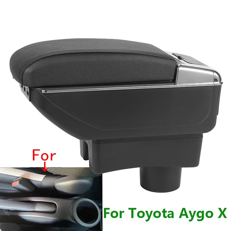 For Toyota Aygo X Armrest Box For Toyota Aygo Car Armrest Car Accessories Interior details storage Box Retrofit parts