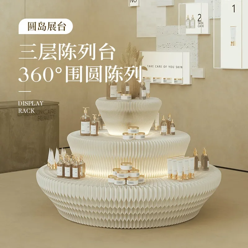 طاولة عرض كونترتوب بإطار أرضي فني