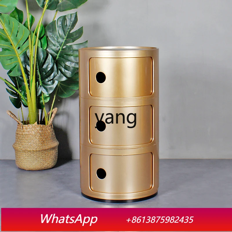 

LHM bedside table household storage simple bathroom cabinet sofa side multi-layer storage cabinet