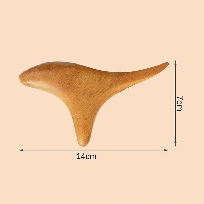 Ferramentas De Drenagem Linfática Profissional, Madeira Trigger Point, Massagem Gua Sha