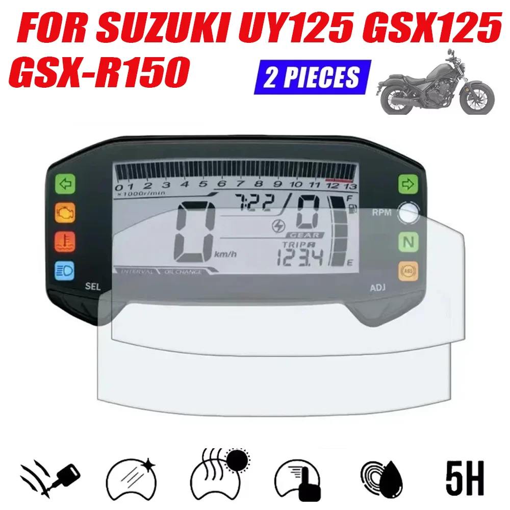 

For Suzuki UY125 GSX125 UY GSX 125 R150 GSX-R150 GSXR 150 GIXXER 155 Cluster Scratch Screen Protection Instrument Film