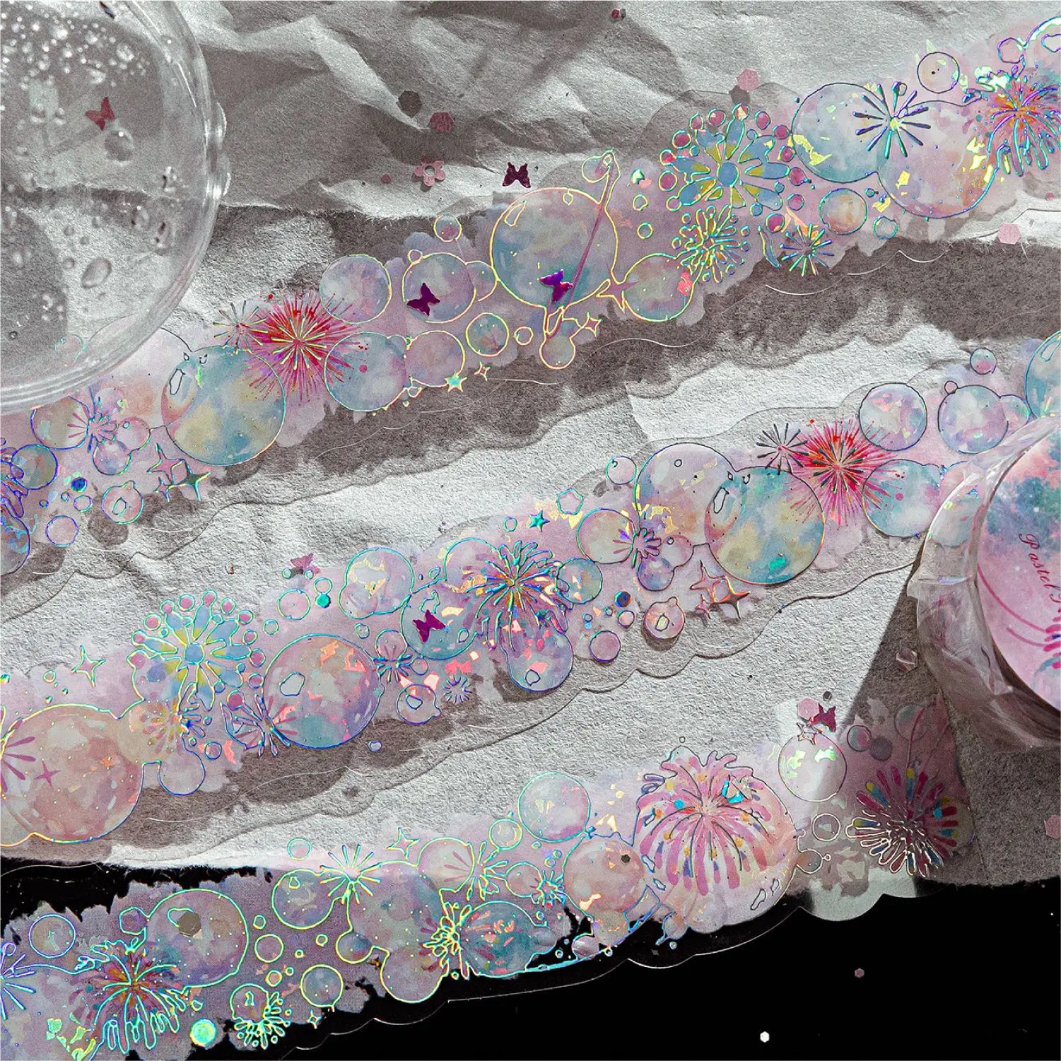 1pcs/lot Decorative Adhesive Tapes Floating Light Dream Scrapbooking DIY Paper Japanese Stickers