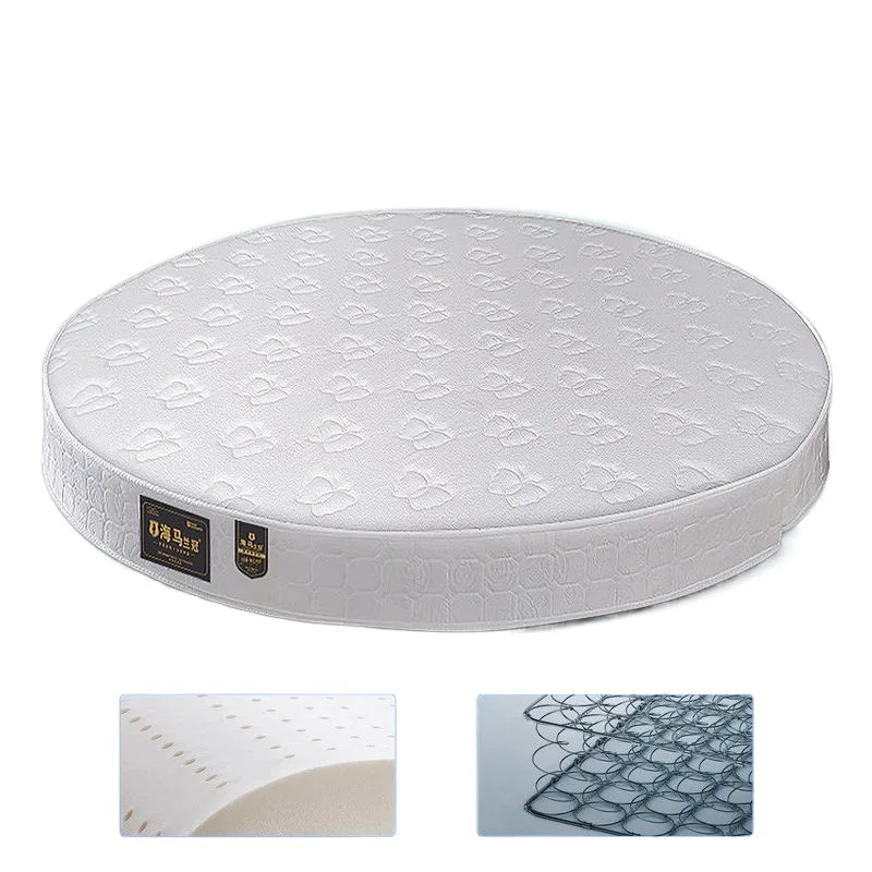 

Round bed, mattress, double round, spring, fold