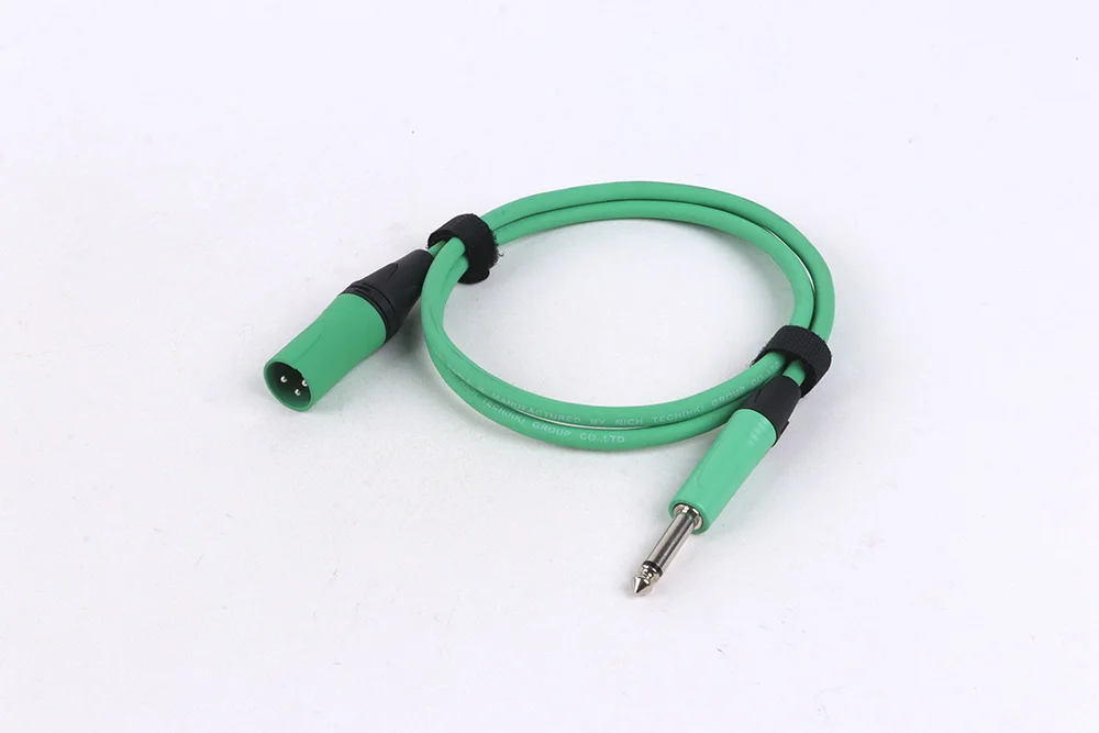 6,35 mm TS-Stecker auf 3-poliger XLR-Stecker/Buchse, Verbindungs-Audio-Verlängerungskabel für MIC Active Speakers, Bühnen-DJ-Studio-Audiokonsole – Detail 7