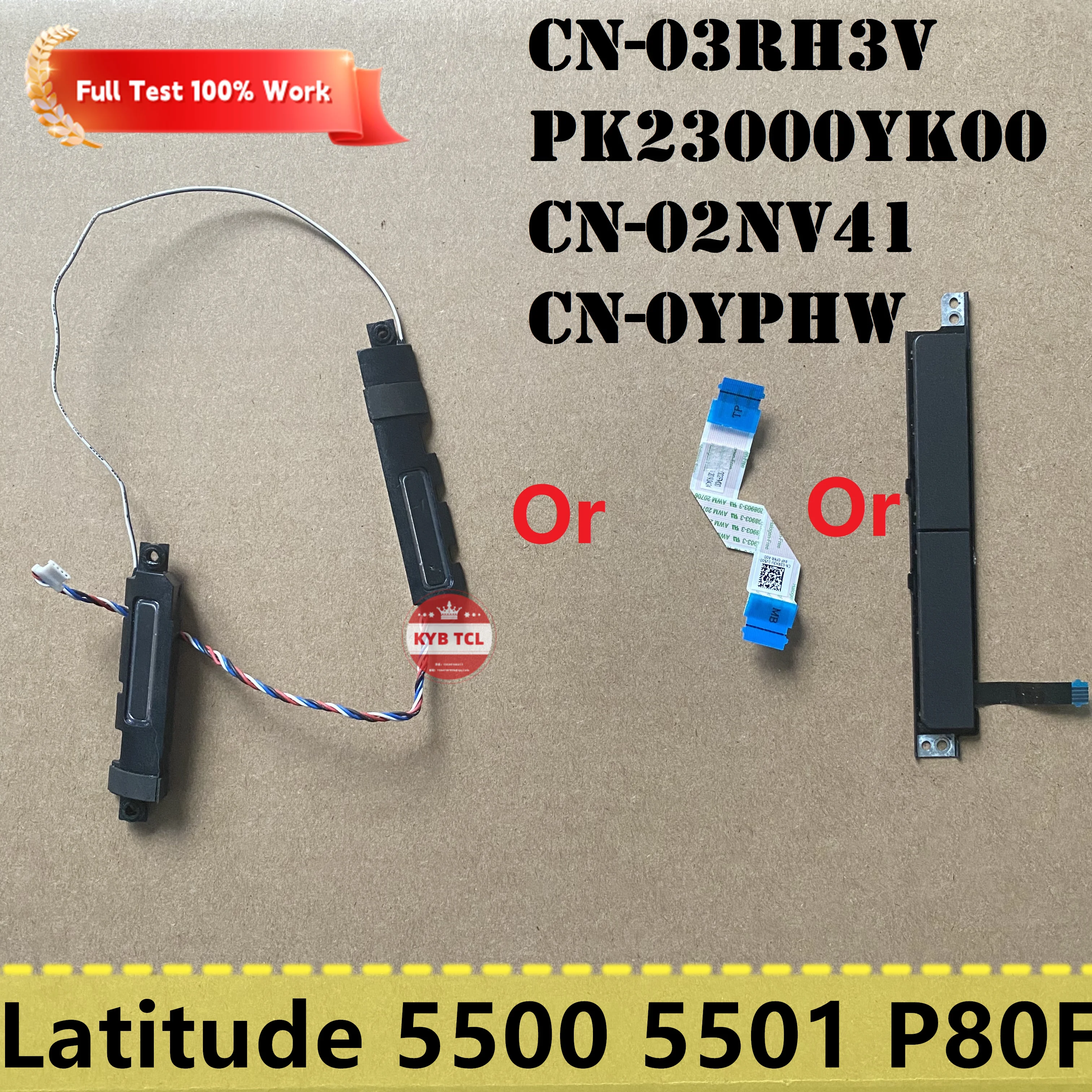 For DELL Latitude 5500 5501 P80F Laptop Touchpad Flex Connector or Speaker or Touchpad Mouse Click Button Board 02NV41 0YPHW