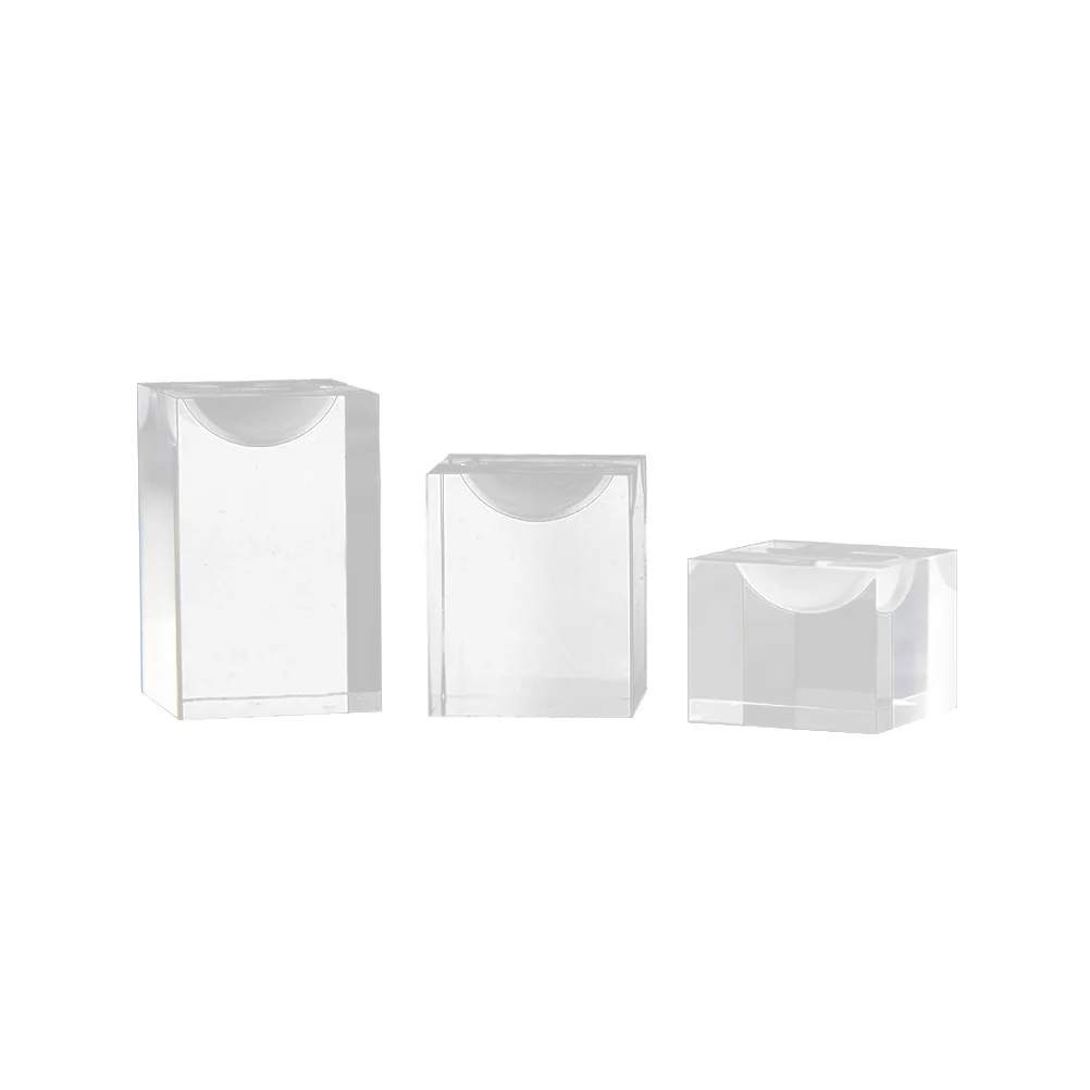 

3 шт., прозрачные акриловые подставки для колец, держатель для ювелирных изделий, органайзер, стеллаж для спальни, ванной комнаты, коллекция, витрина для хранения