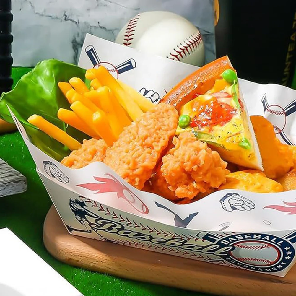 

25Pcs Compact Food Boats Lovely Dessert Dishes for Daily Use and Party Decor Boats for Serving Food Household Dessert Dish