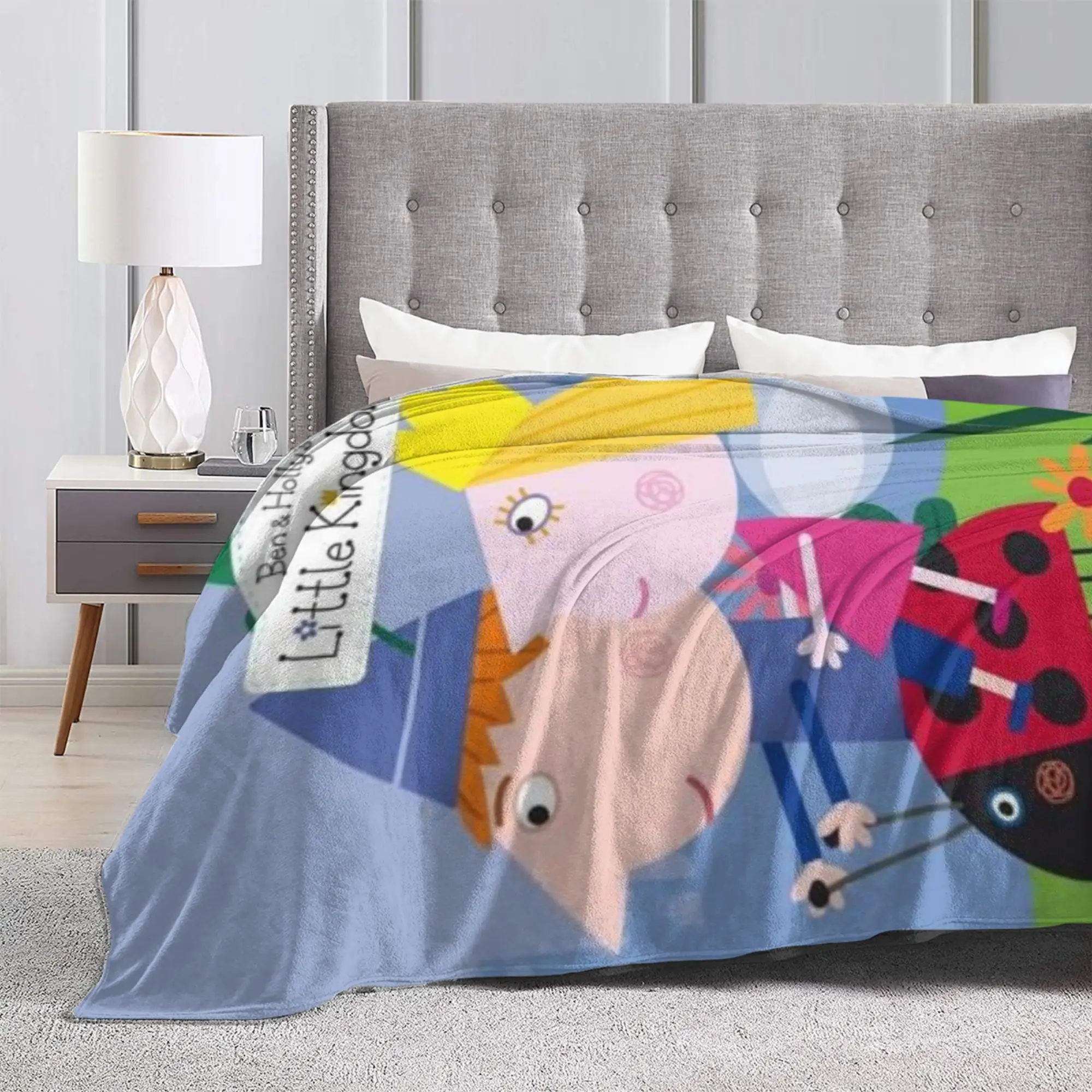 مريح بن ومملكة هولي بن هولي بطانية الاشياء غرفة الزخرفية رمي بطانية سوبر لينة الصوف لغرفة النوم #6